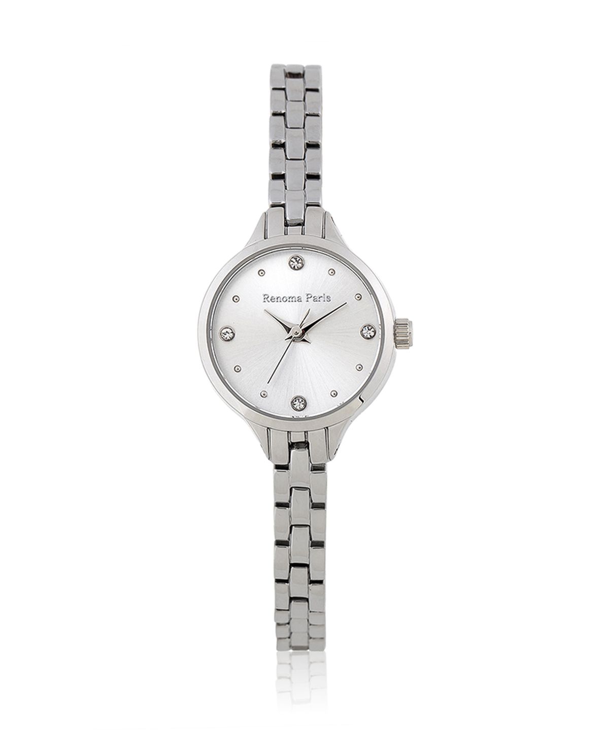 레노마 시계(RENOMA WATCH) 미니멀 큐빅 원형 여성 메탈시계 RE520WH