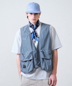 공용 트윈 리버 베스트 (B/GREY)