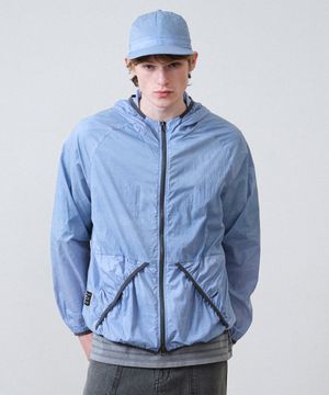 공용 몽블랑 패커블 바람막이 (L/BLUE)