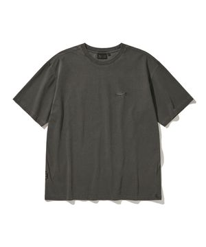 공용 우오 피그먼트 반팔 티셔츠 (CHARCOAL)