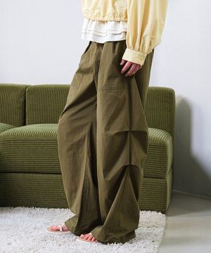 여성 브리즈 셔링 팬츠 (KHAKI)