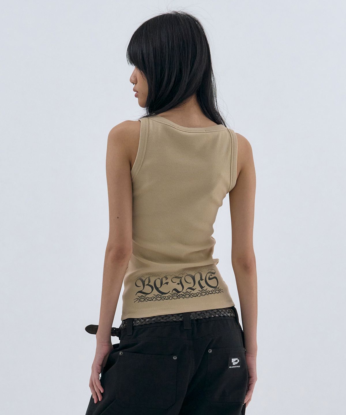 웰빙익스프레스(WELLBEING EXPRESS) PEACE Pigeon Sleeveless Beige
