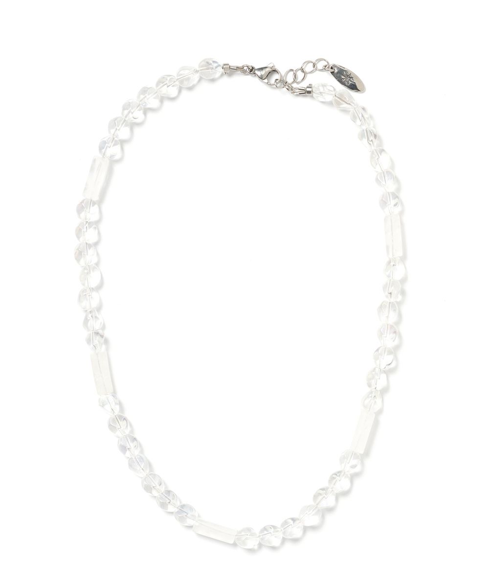 MUSINSA | POLARITA White Crystal Bamic Necklace (PLT-NL-020_WT)