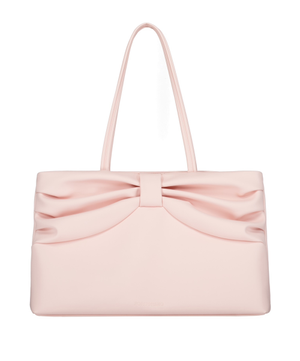 Ribbon dot bag (pink)