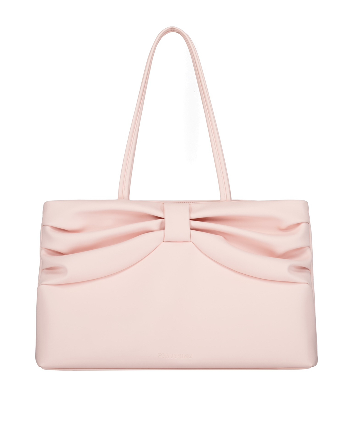 포어링(FORUSRING) Ribbon dot bag (pink)