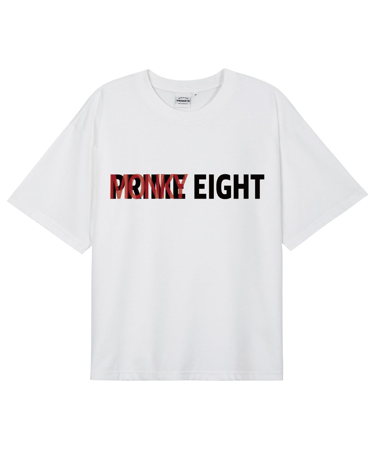프라임에이트(PRIMATE) BADLY 오버핏 반팔티셔츠 2 COLORS