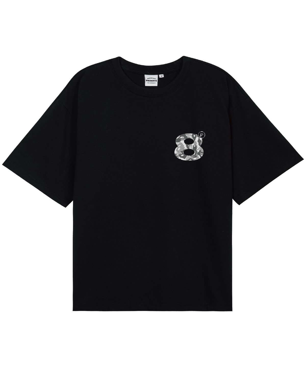 프라임에이트(PRIMATE) X8 BALL BLACK 오버핏 반팔티셔츠 10 COLORS