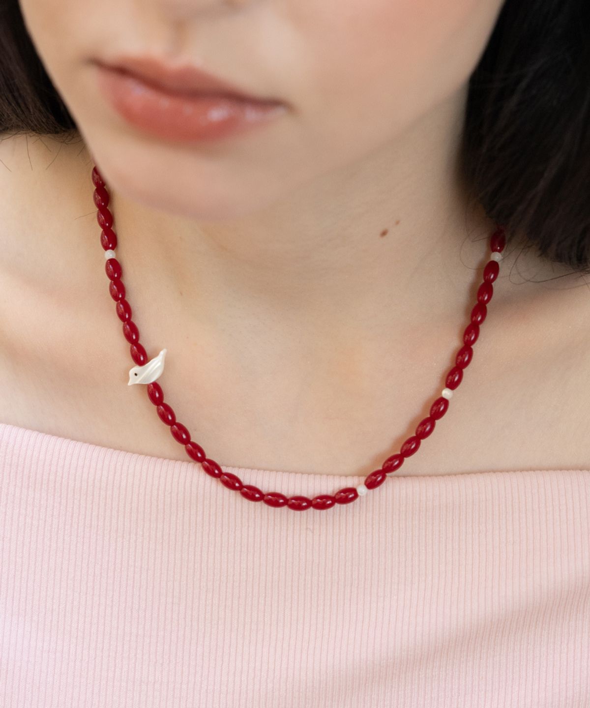 메리모티브(MERRYMOTIVE) Little bird necklace
