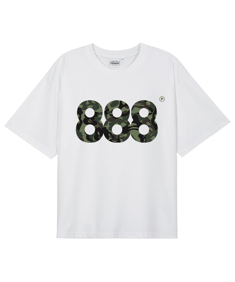 X8 NUMBER.888 WHITE 오버핏 반팔티셔츠 10 COLORS