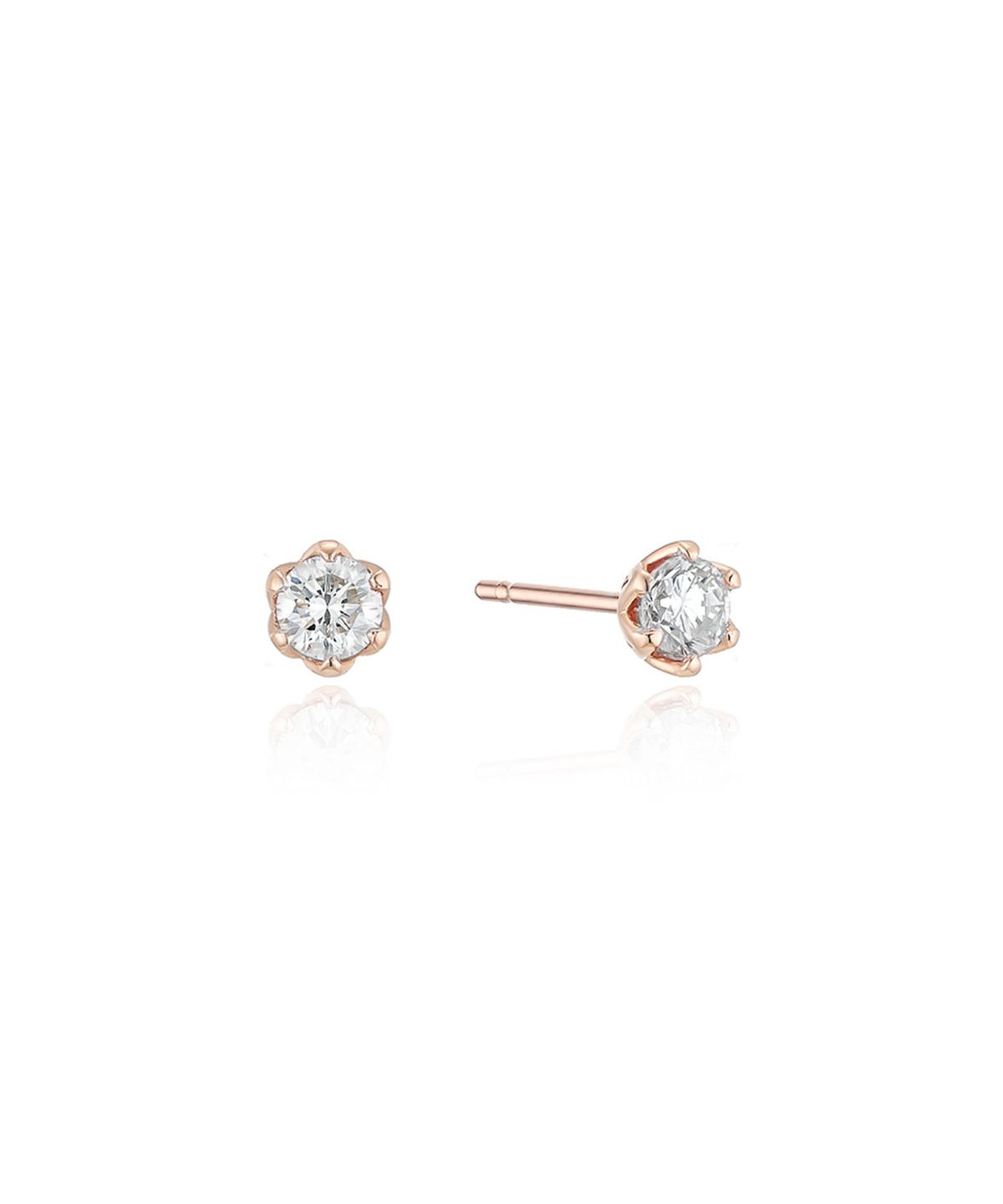 로이드(LLOYD) 0.09ct 솔리테어 다이아 14K 골드 귀걸이 LPFQ1007D