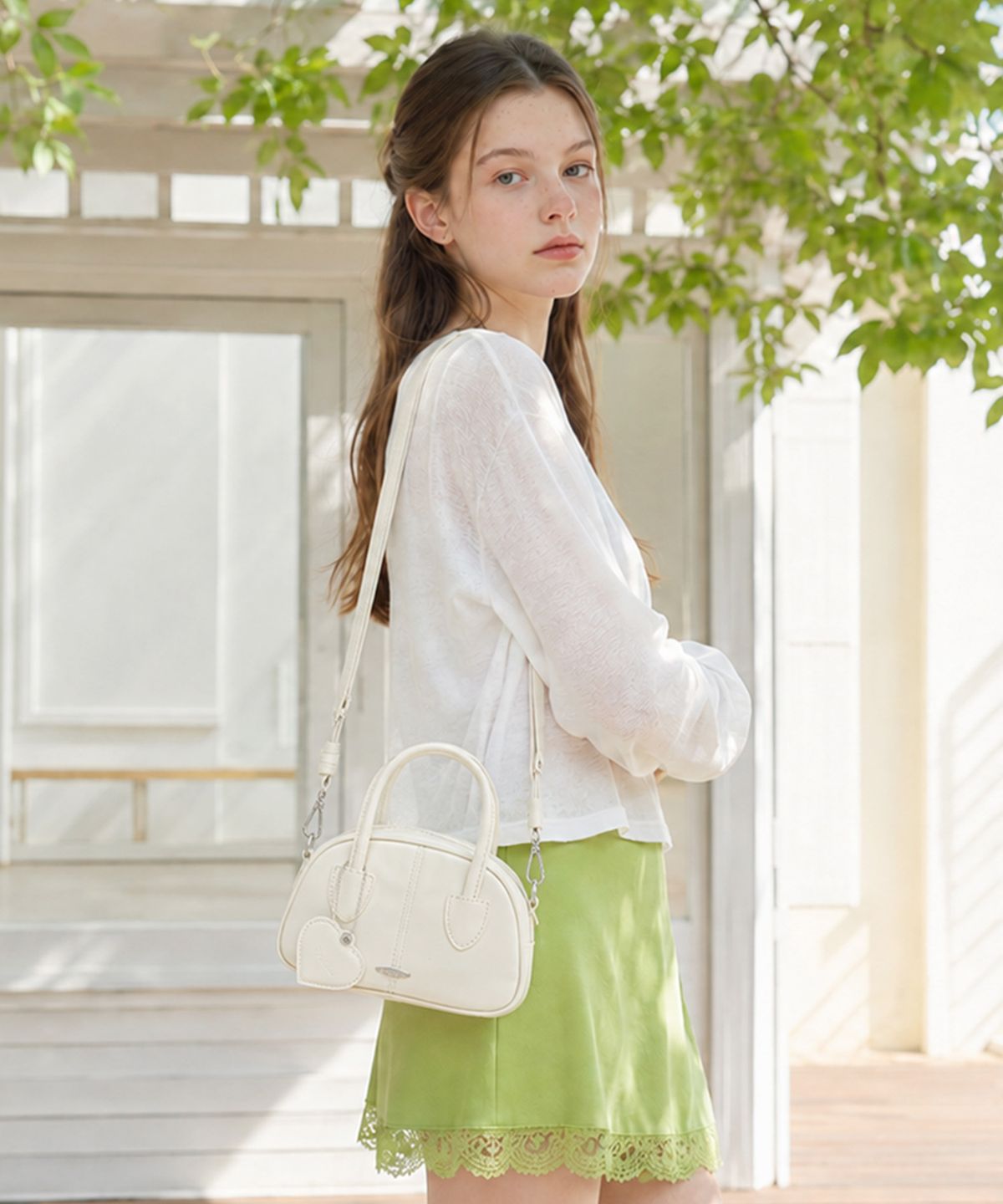 탈리(TALLI) [3rd] 밀로 하프 토트백_아이보리