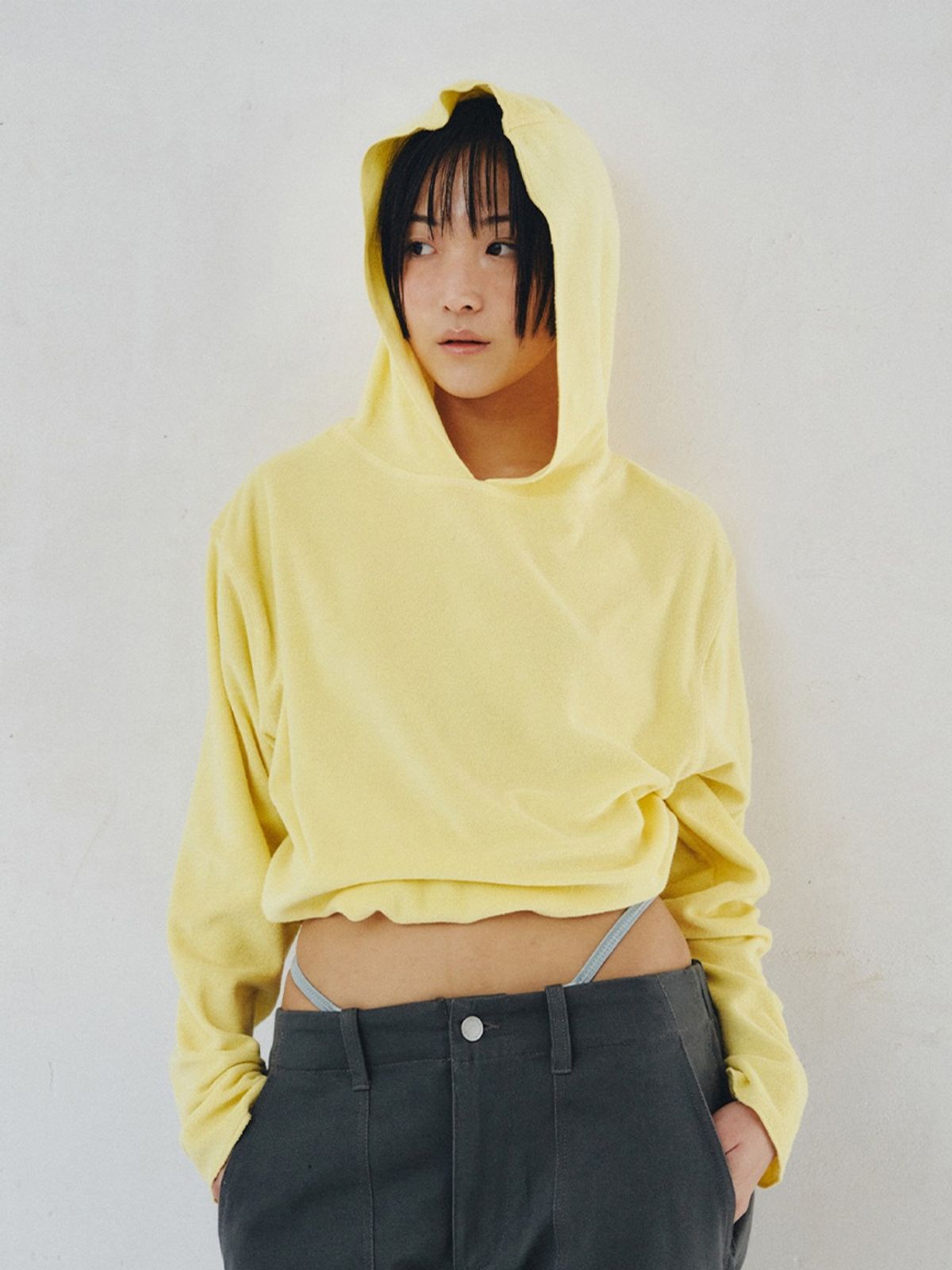 플리즈프로젝트(PLZPROJECT) TERRY HOOD, BUTTER