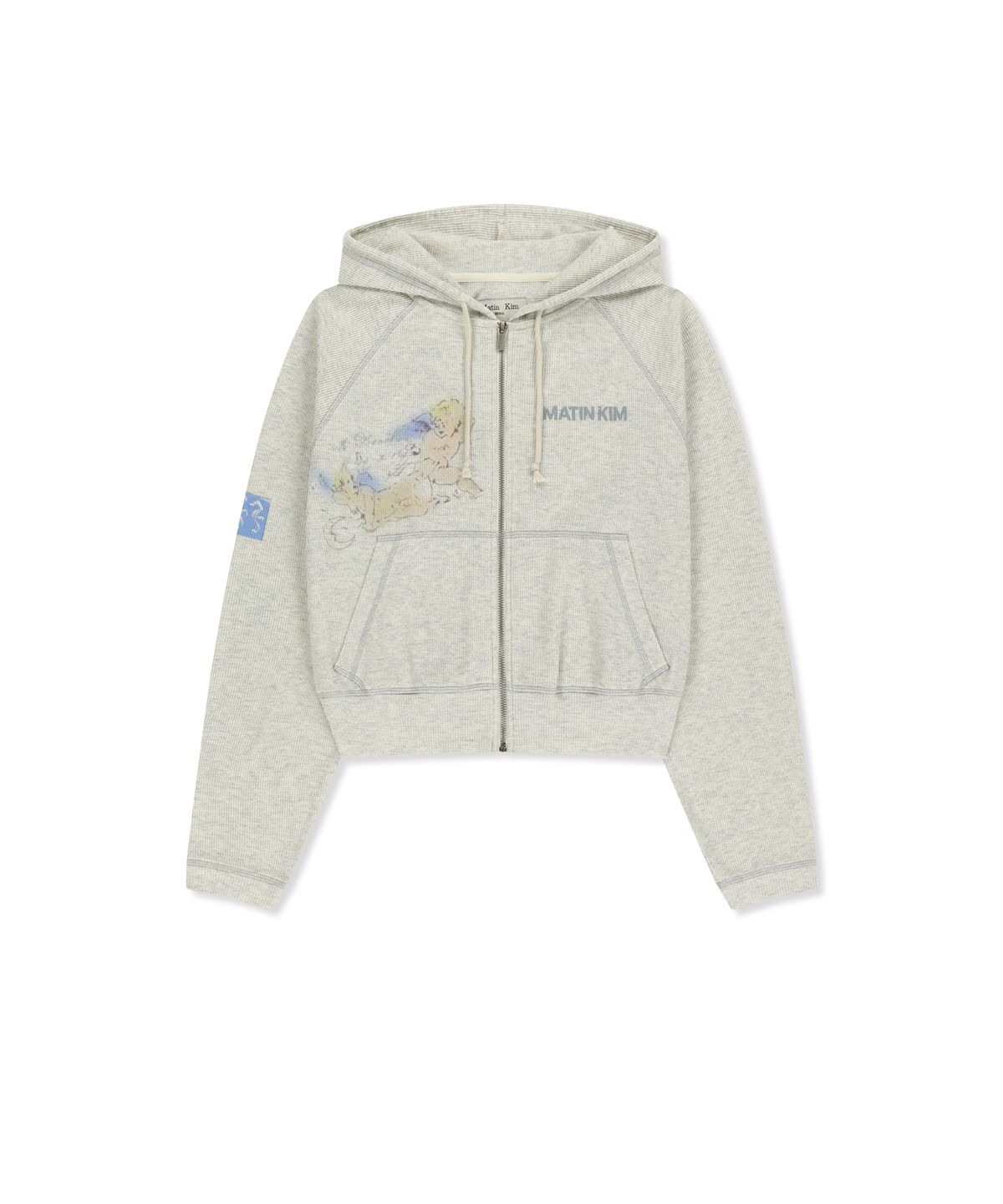 トップス MATIN KIM SKETCH GRAFFITI WAFFLE HOODY MUSINSA公式 | MATIN KIM SKETCH GRAFFITI WAFFLE HOODY ZIP UP IN