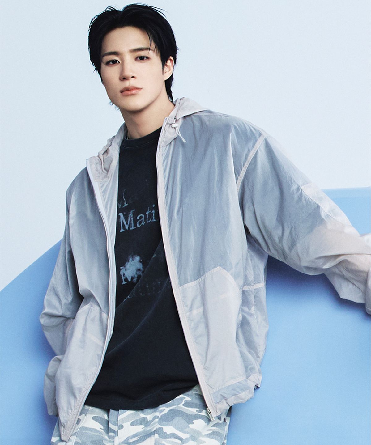 マーティンキム　Matin Kim ジャケット MATIN KIM】24fw MATIN ROUGH COATING CROP BOMBER (Matin Kim