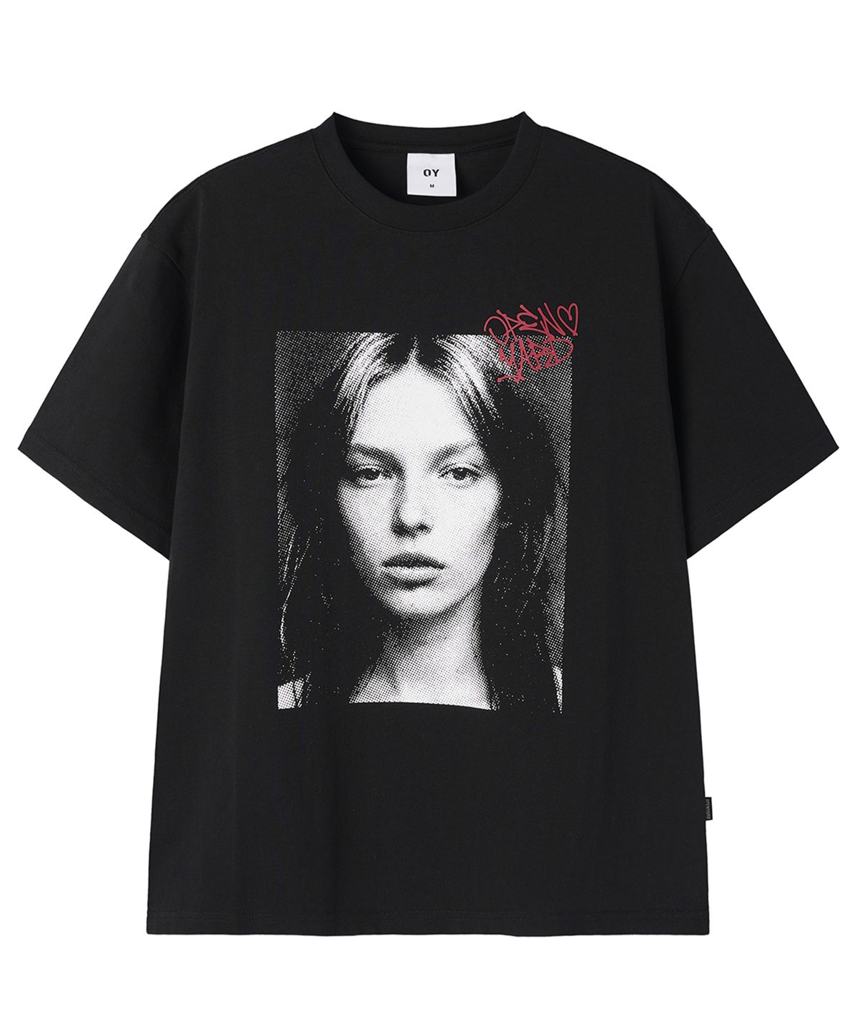 오픈야드(오와이)(OPENYARD(OY)) PORTRAIT TEE - BLACK