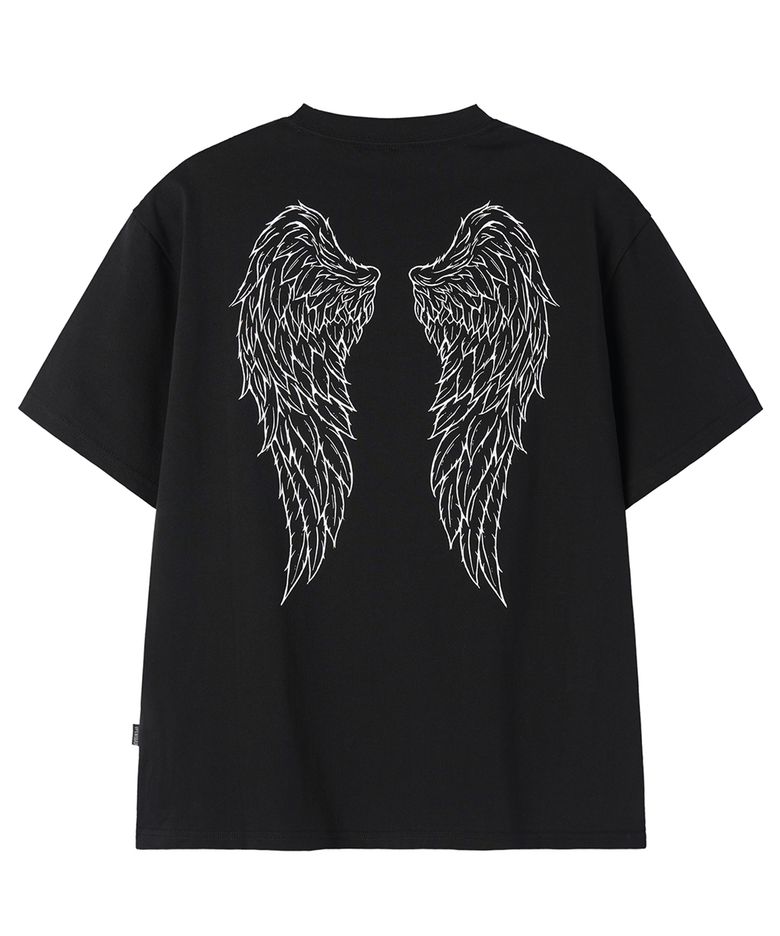 HOLY WINGS TEE - BLACK