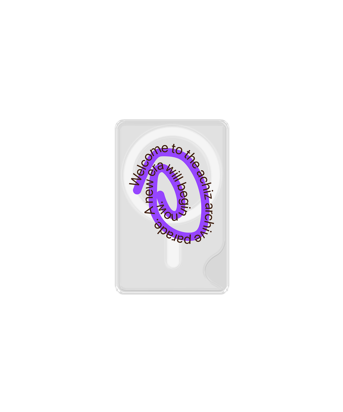 에이치제트 아카이브(ACHIZ ARCHIVE) Welcome to the achiz purple 맥세이프 카드슬롯