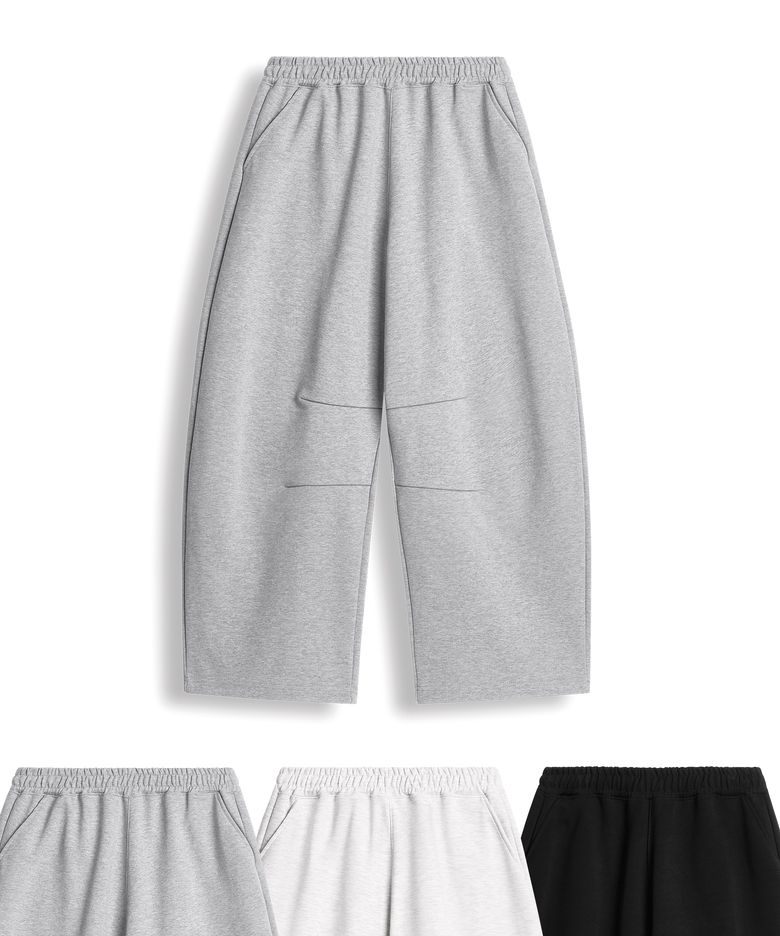 오드 커브드 다트 스웨트 팬츠 ( 3Color )