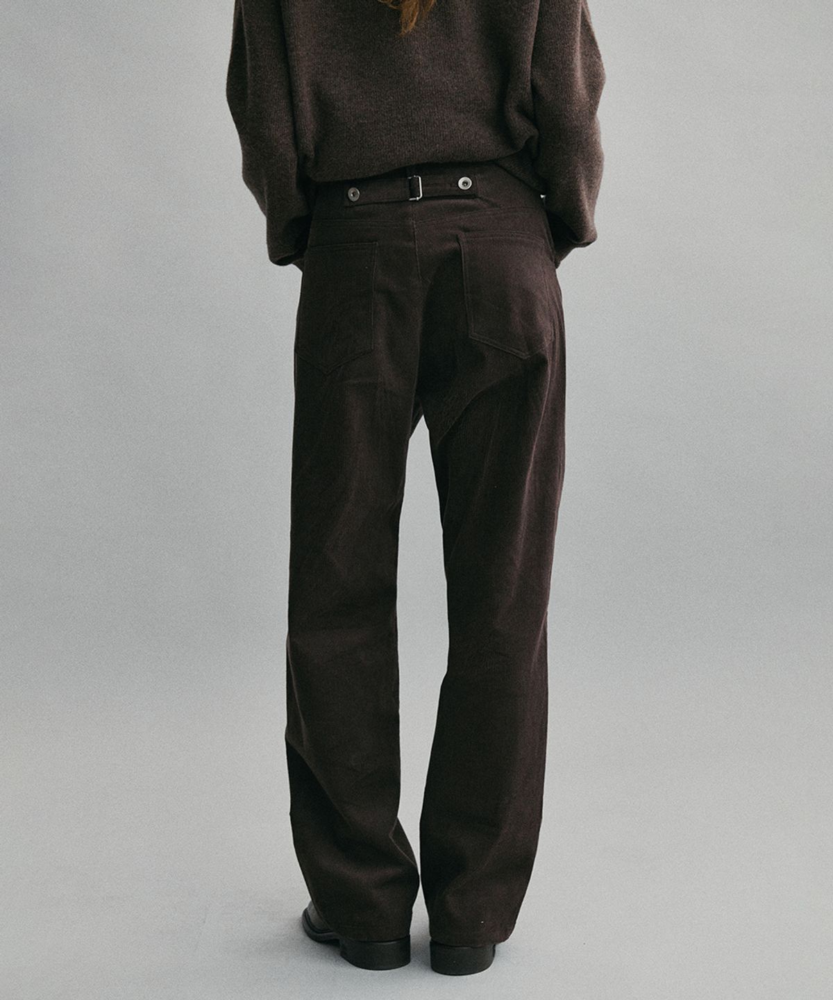 아우브아워(AUBOUR) classic corduroy pants (vintage brown)