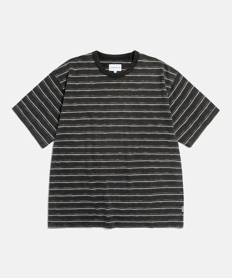 Vintage Washed Border Tee Black