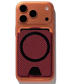 맥세이프 가죽 카드 지갑 L3 갤럭시 아이폰 호환, Dark Red