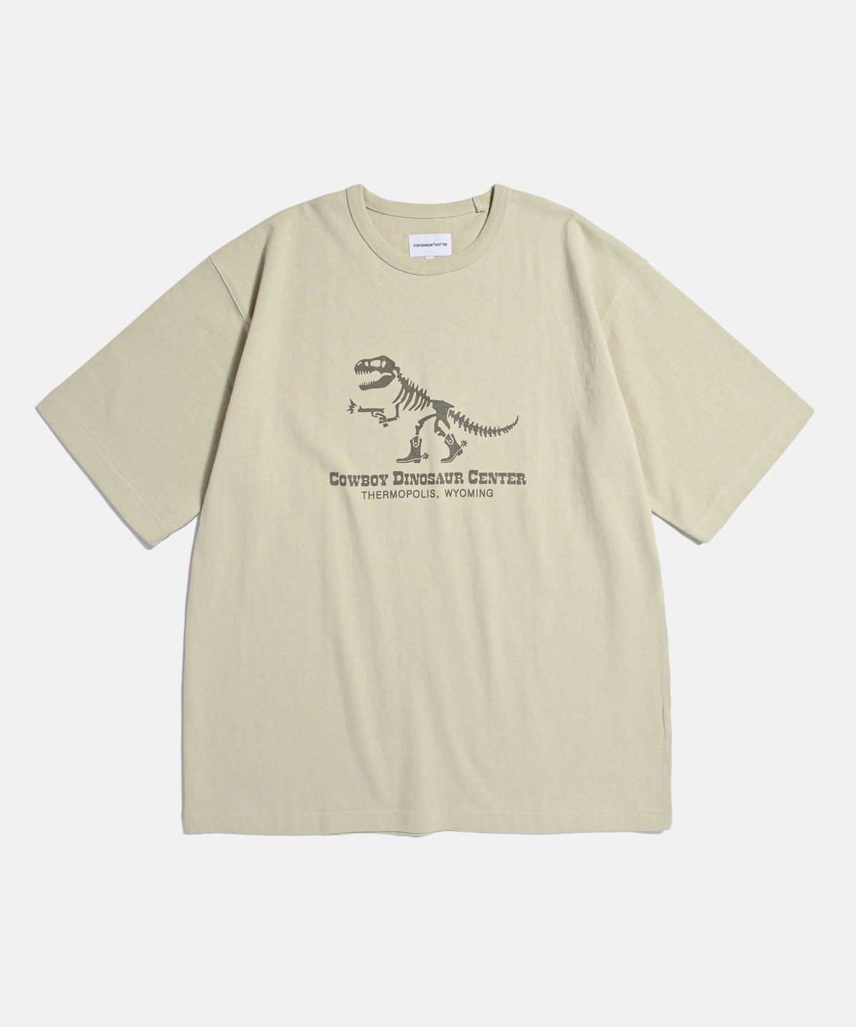 에스피오나지(ESPIONAGE) CDC T-Rex Heavyweight Tee Sand