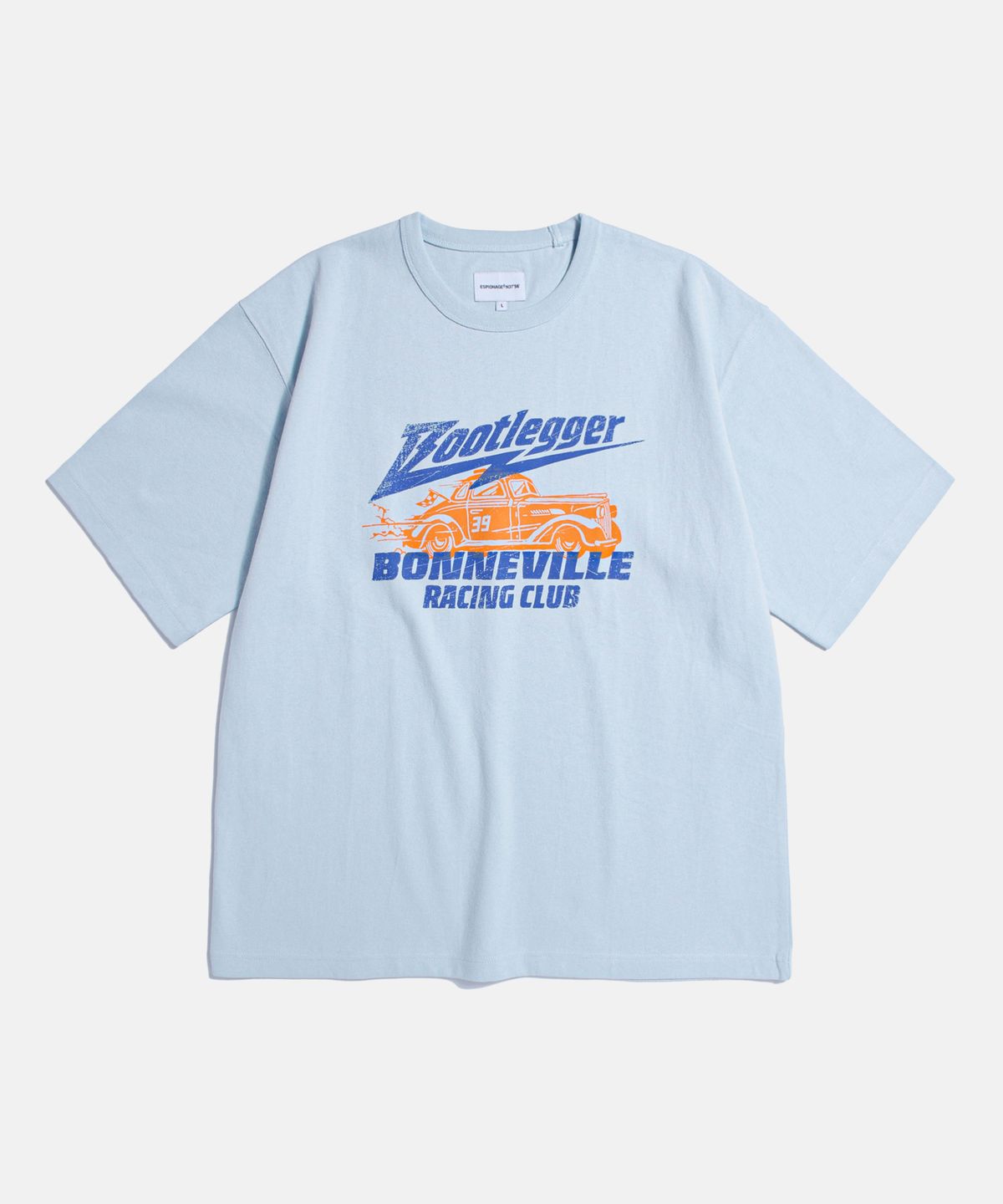 에스피오나지(ESPIONAGE) Bootlegger Heavyweight Tee Ice Blue