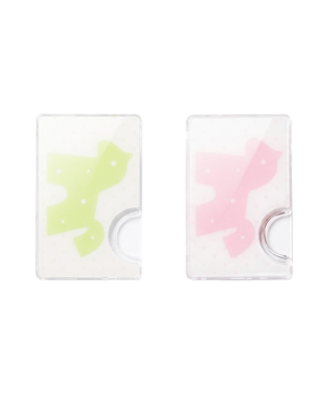 포니 맥세이프 카드 홀더_그린,핑크