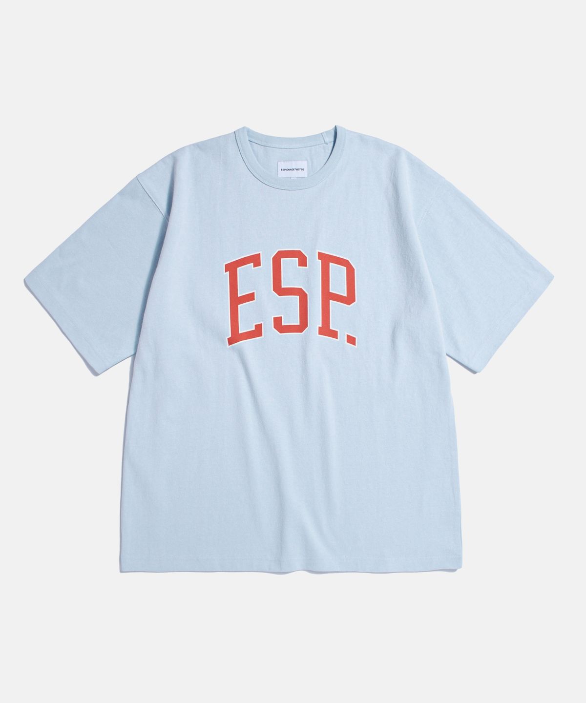 에스피오나지(ESPIONAGE) ESP.College Logo Heavyweight Tee Ice Blue