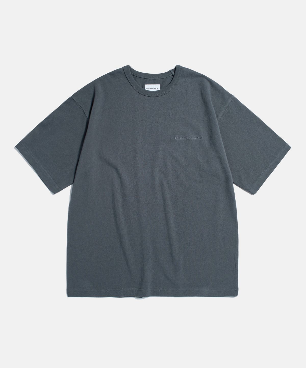 에스피오나지(ESPIONAGE) Standard Logo Heavyweight Tee Slate
