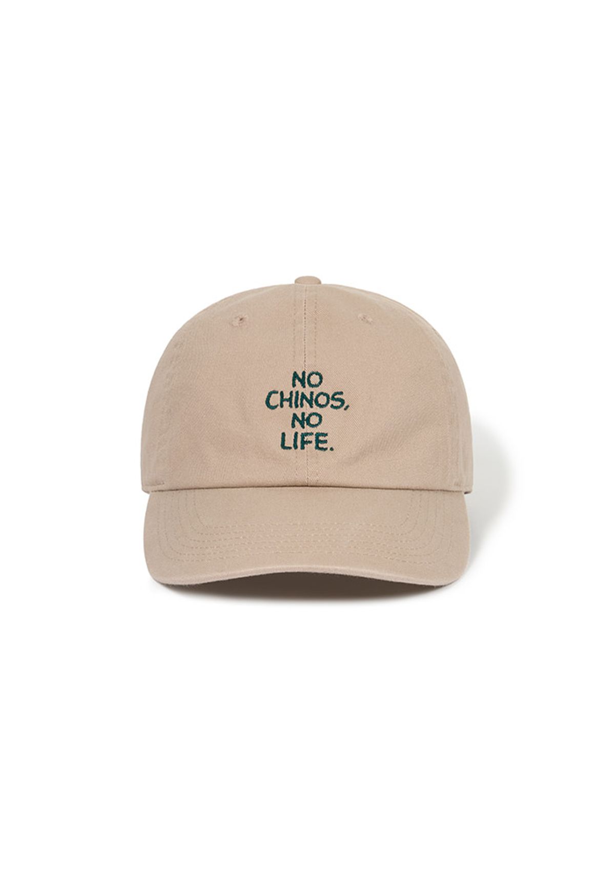 라이즈앤빌로우(RISE&BELOW) NO CHINOS NO LIFE. 볼캡 BEIGE