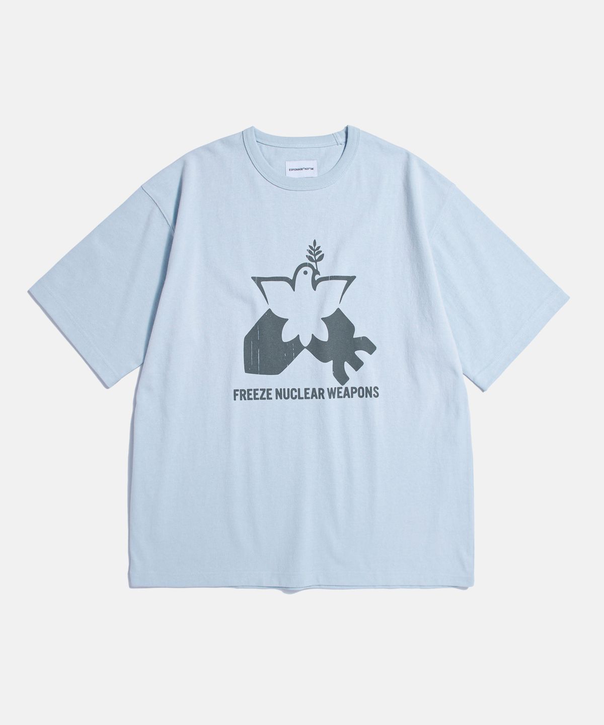 에스피오나지(ESPIONAGE) Freeze Nuclear Heavyweight Tee Ice Blue
