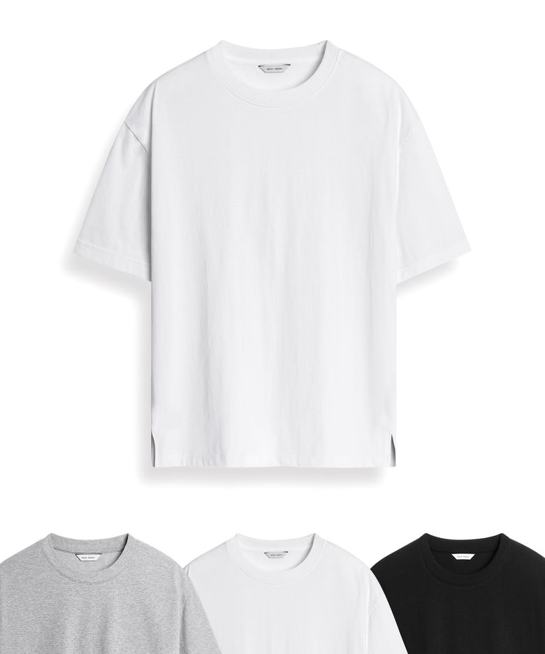 로그 레이어드 반팔티 ( 3Color )