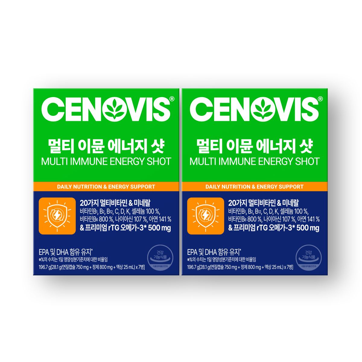 세노비스(CENOVIS) 세노비스 멀티 이뮨 에너지샷 7개입x2개