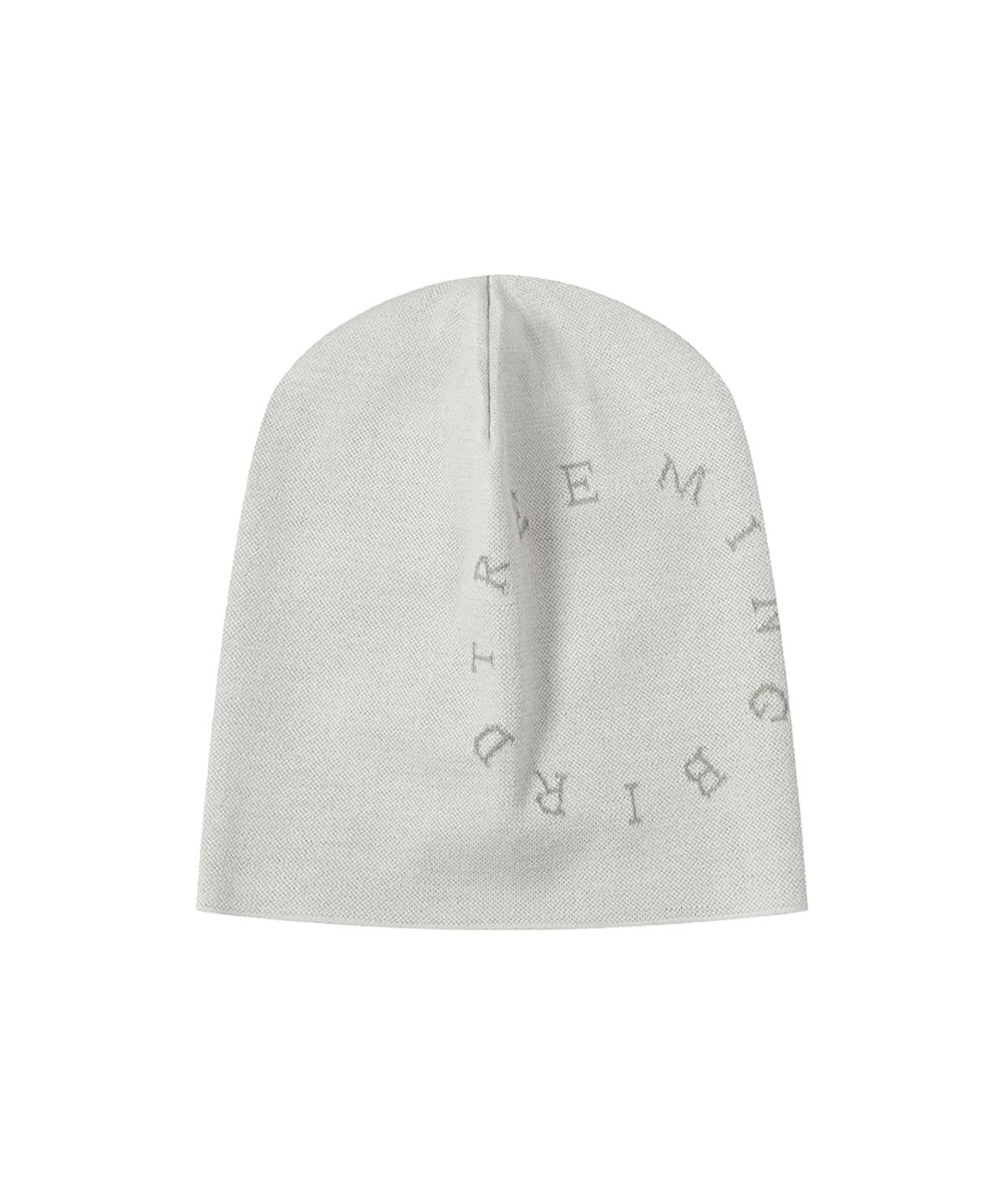트리밍버드(TREEMINGBIRD) Circle Logo Beanie [ Light Gray ]
