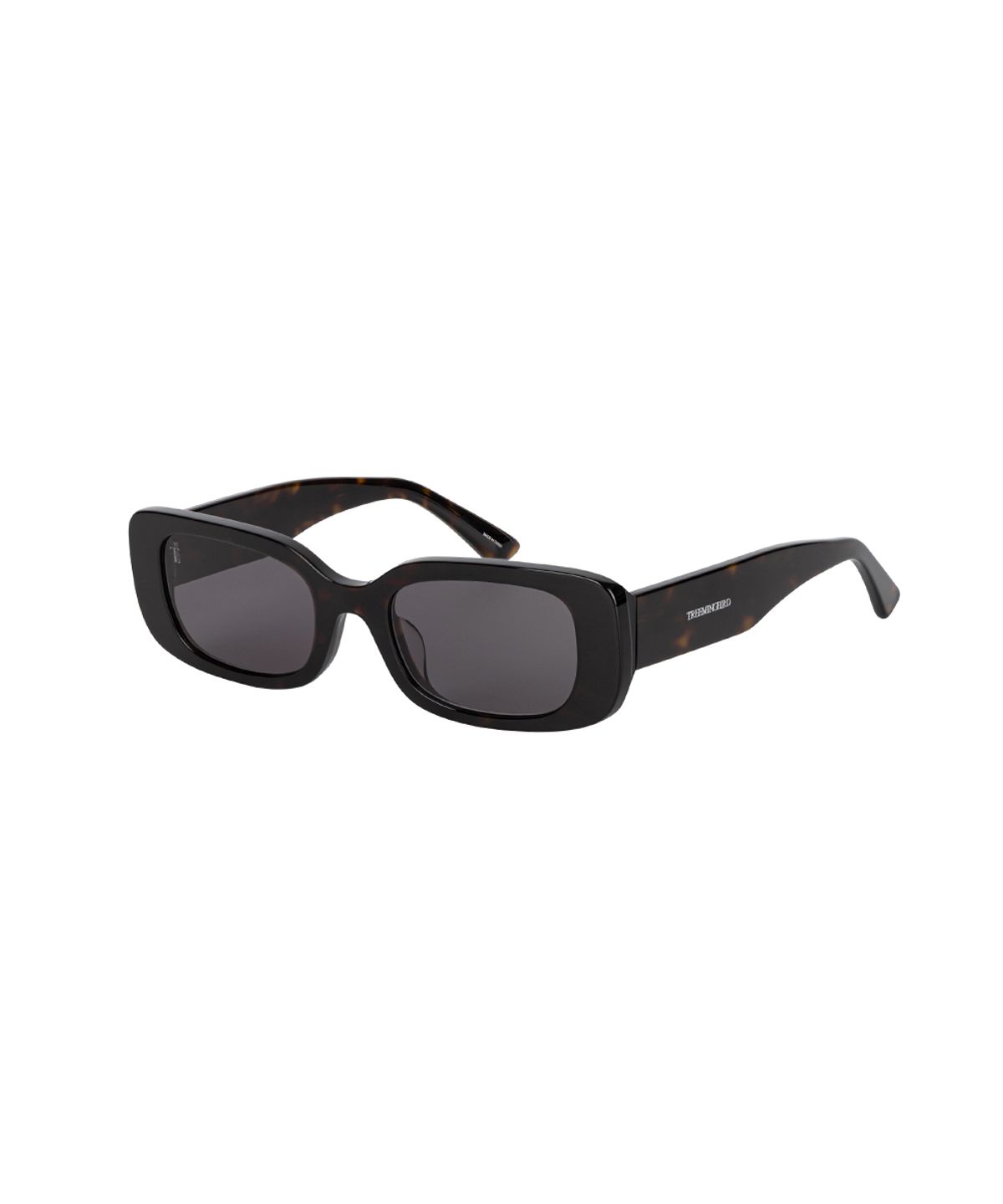 트리밍버드(TREEMINGBIRD) Classic Rectangle Sunglasses [ Brown ]