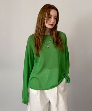 Loose fit Sheer Knit (6colors)