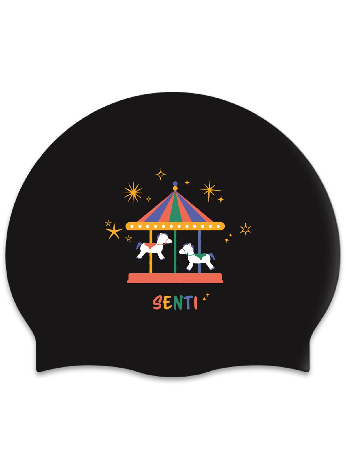 센티(SENTI) [SC-2604] 메리고라운드 BK 실리콘 수모