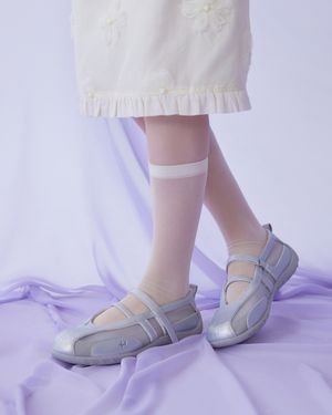 로마리 시어메쉬 투스트랩 메리제인 실버 FLOTGA2W75