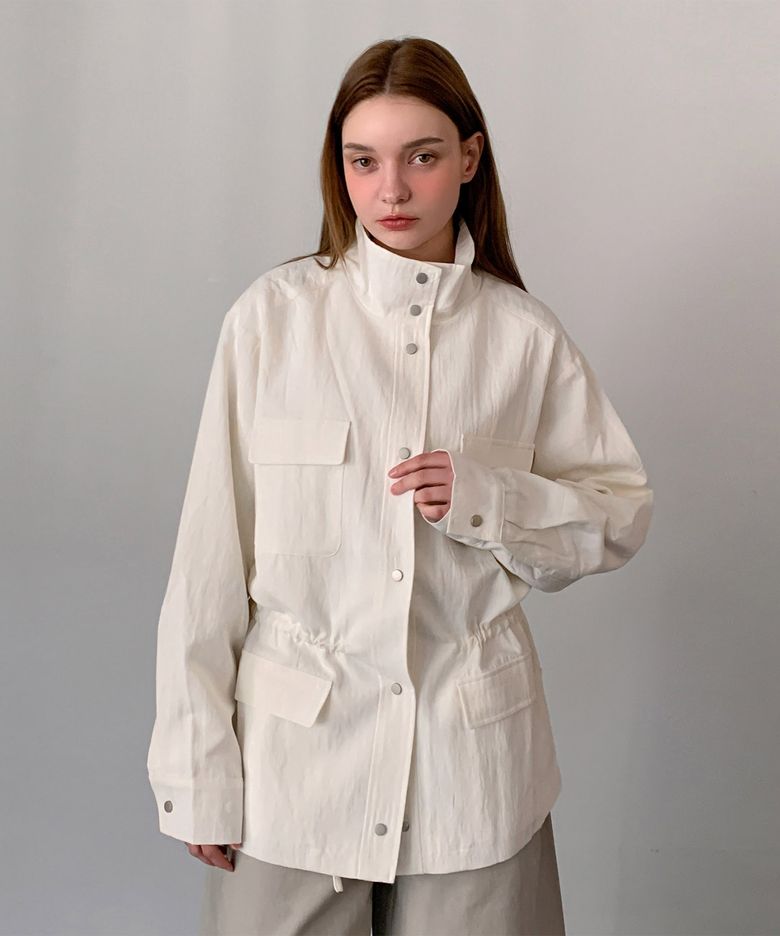 Out Pocket String Jacket (3colors)