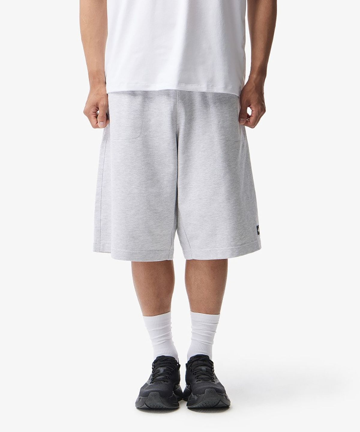 노스페이스(THE NORTH FACE) NS6KS01K WL 스웻쇼츠 MELANGE GREY