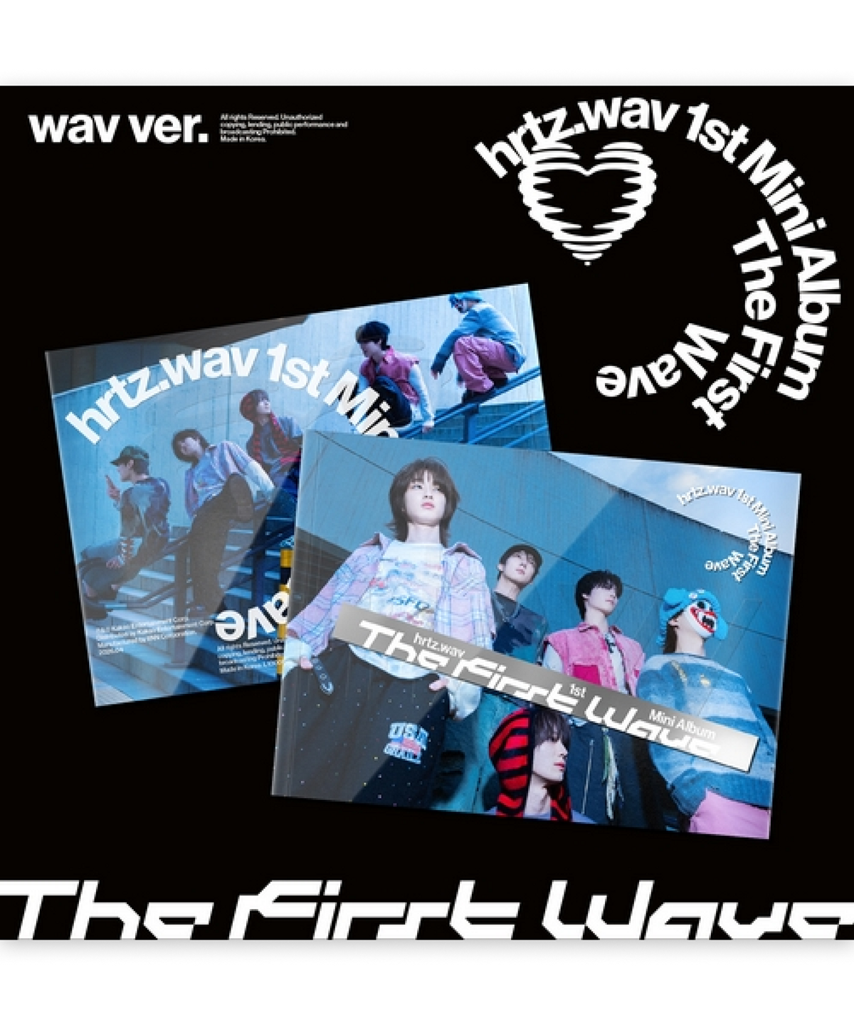 hrtz.wav ハツウェ kpop store 特典トレカ 스담스담ver 뮤직플랜트(MUSICPLANT) [단독특전] hrtz.wav (하츠웨이브) - 1st Mini