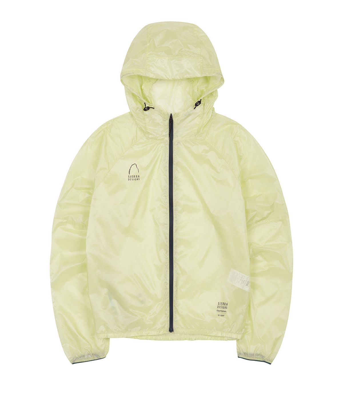 시에라디자인(SIERRA DESIGNS) W) 에어피크(AIRPEAK) 초경량 윈드쉘 자켓 YELLOW