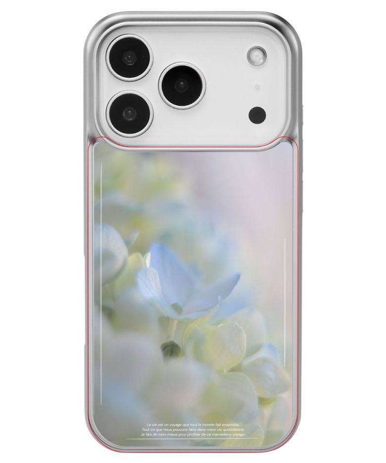 (epoxy) +맥세이프 blue delphinium silver 에폭시 아이폰 갤럭시 케이스