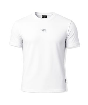 크롬 심볼 로고 에어 머슬핏 반팔티 (화이트)