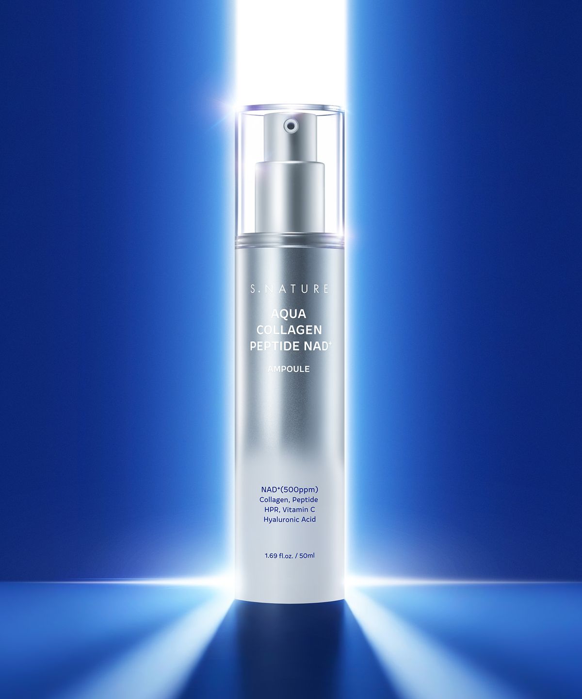 에스네이처(S.NATURE) 아쿠아 콜라겐 펩타이드 NAD+ 앰플 50ml