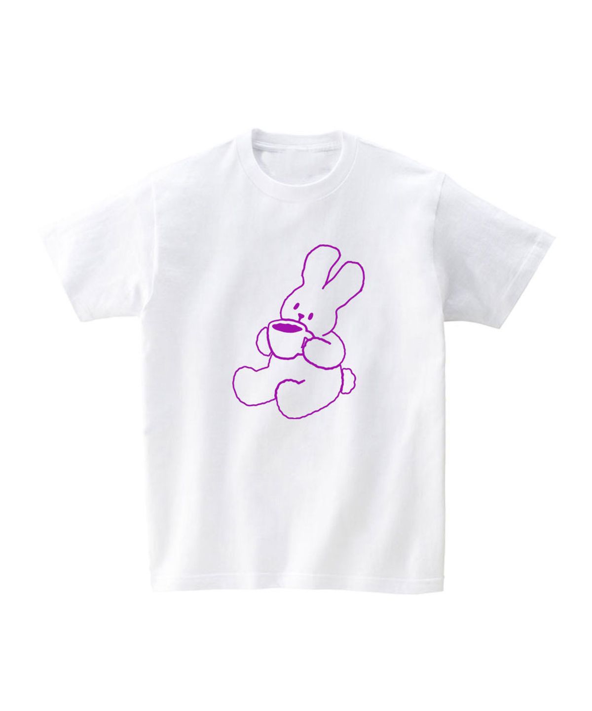어썸어스(AWESOMEUS) COZY COFFEE BUNNY TSHIRTS 4COLOR