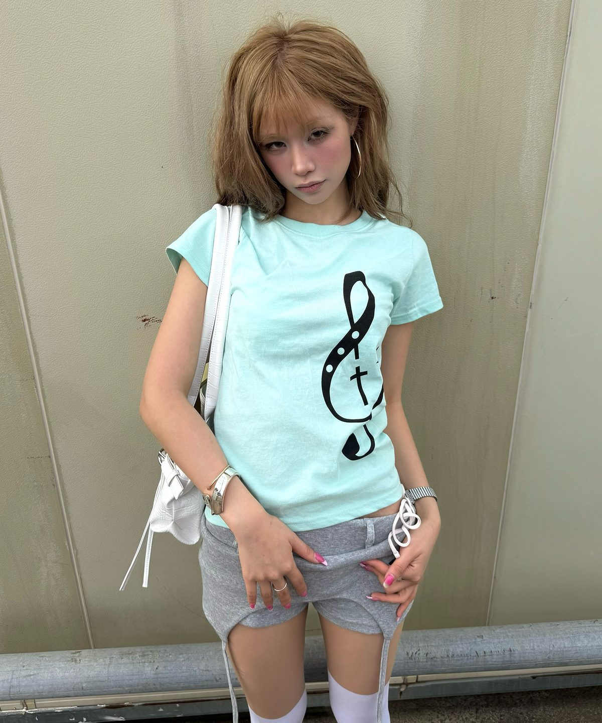 팬시클럽(FANCY CLUB) 클레프 심볼 티 (MINT) F26QB143