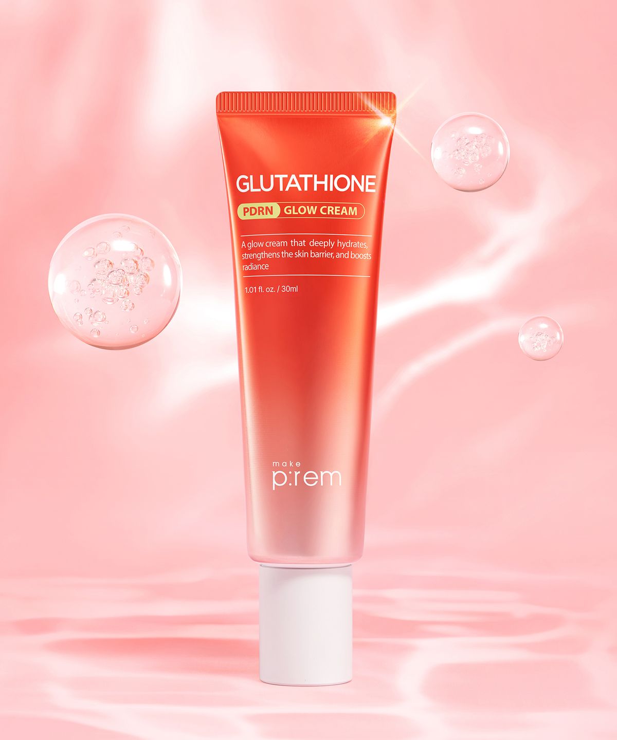 메이크프렘(MAKEPREM) 글루타치온 PDRN 피디알엔 글로우 크림 30ml