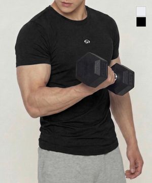 [짐웨어] CHROME G LOGO AIL MUSCLE FIT T-SHIRTS (2컬러)
